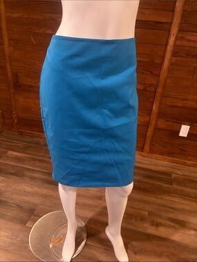 Cynthia Steffe Teal-Blue Pencil Skirt